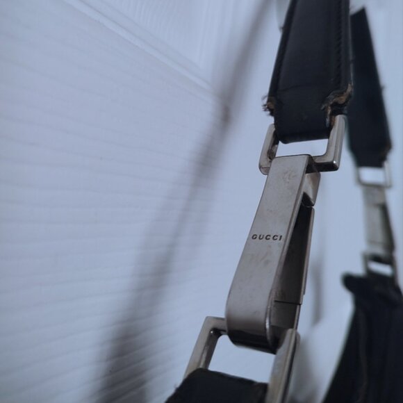 Gucci Jackie vintage canvas/leather shoulder bag EUC - Picture 7 of 13